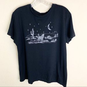 Black Desert Scene Graphic Tee